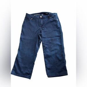 Avenue indigo Blue Women's lightweight capris